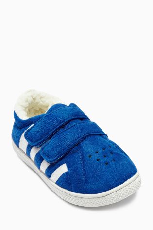 Blue Trainer Slippers (Younger Boys)